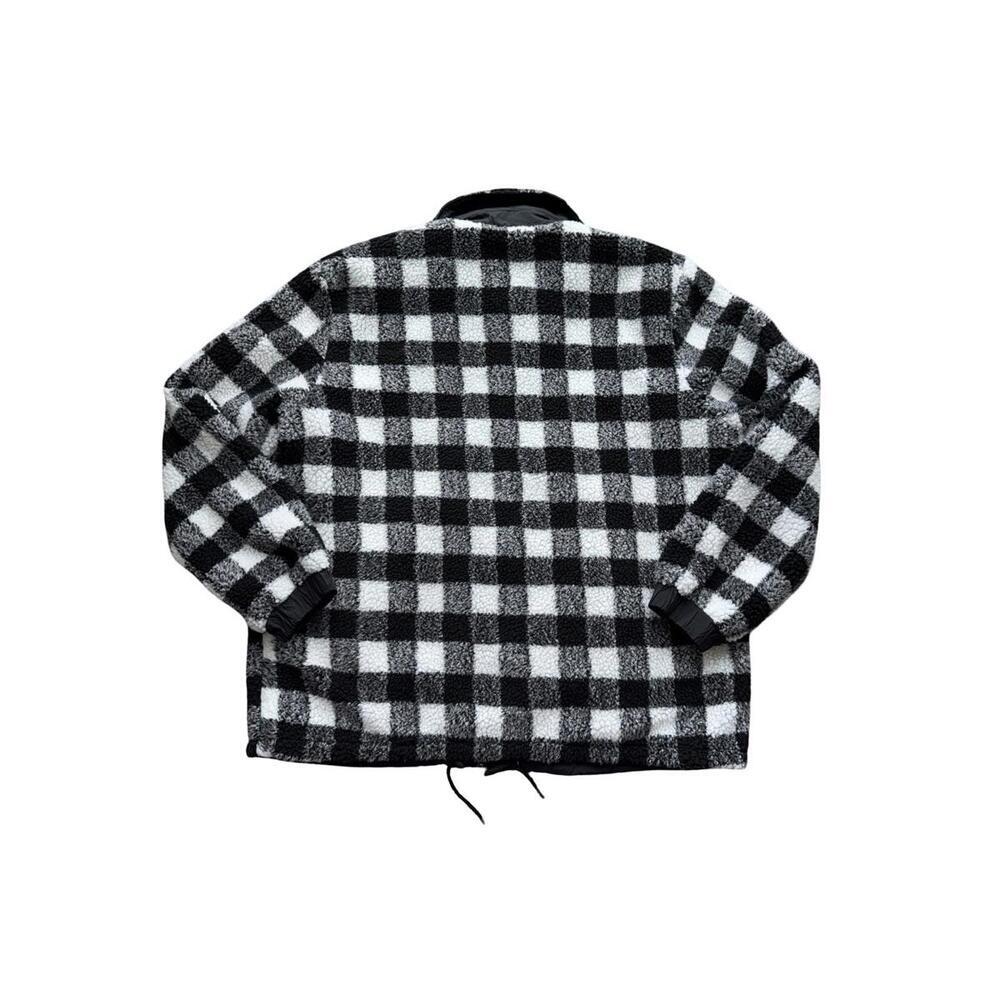 UGG Mace reversible sherpa jacket  XXL New Without Tag Black White - Picture 7 of 10